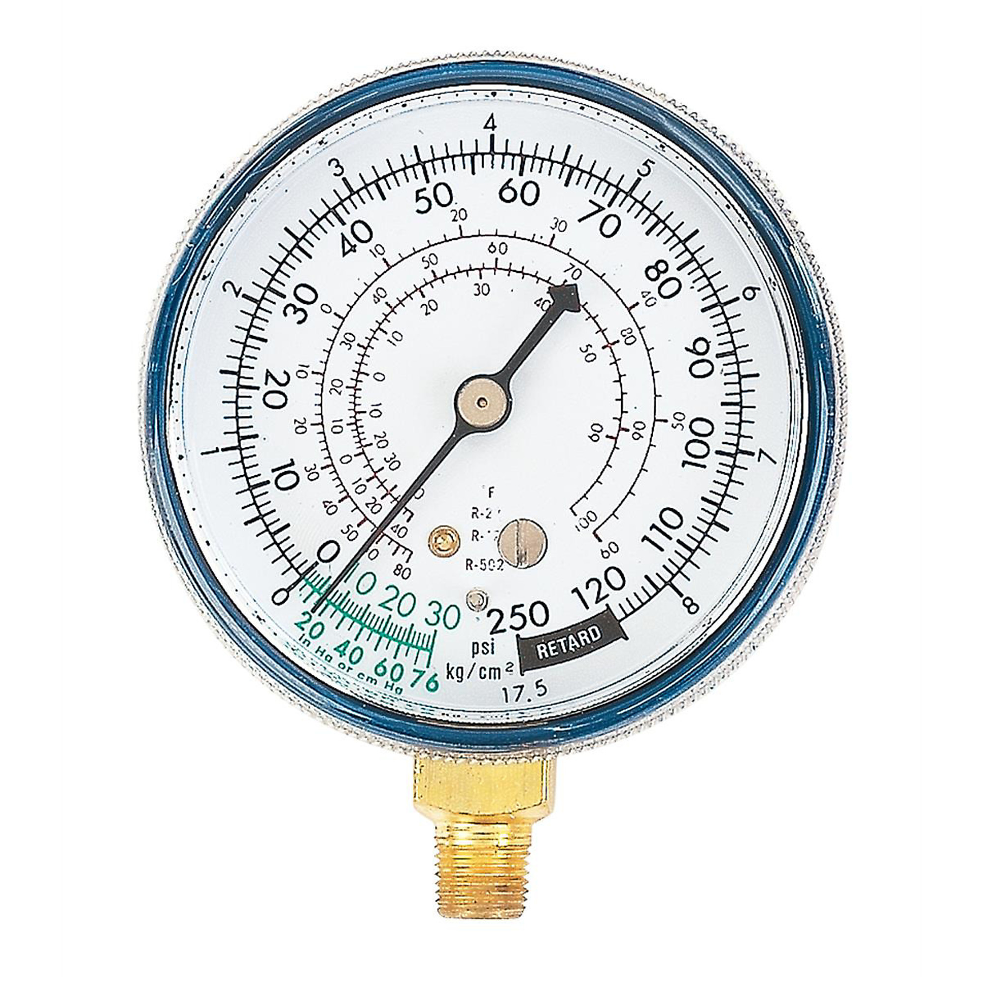 FJC Replacement Gauge for Dual Manifold — Low Side, 2.5in., Model# FJC6128